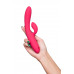 Ярко-розовый вибратор-кролик с вакуум-волновой стимуляцией Enila - 23 см. Ярко-розовый вибратор-кролик с вакуум-волновой стимуляцией Enila - 23 см.