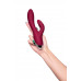 Бордовый вибратор-кролик Mion - 22 см. Бордовый вибратор-кролик Mion - 22 см.