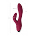 Бордовый вибратор-кролик Mion - 22 см. Бордовый вибратор-кролик Mion - 22 см.