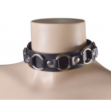 Черный кожаный ошейник Властелин колец Черный кожаный ошейник Властелин колец