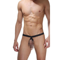 Мужские стринги с открытой интимной зоной Мужские стринги с открытой интимной зоной