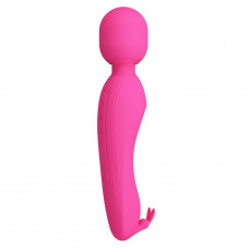 Розовый жезловый вибромассажер Curtis - 23,1 см. Розовый жезловый вибромассажер Curtis - 23,1 см.