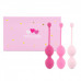 Набор из 3 розовых вагинальных шариков FemmeFit Advanced Pelvic Muscle Training Set Набор из 3 розовых вагинальных шариков FemmeFit Advanced Pelvic Muscle Training Set