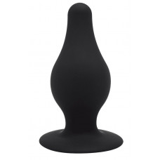 Черная средняя анальная пробка SileXD - 9,3 см. Черная средняя анальная пробка SileXD - 9,3 см.