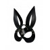 Черная кожаная маска зайки Miss Bunny Черная кожаная маска зайки Miss Bunny