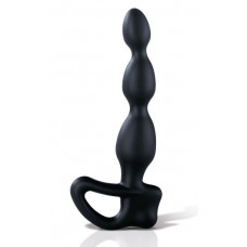 Черный массажёр простаты Big Bend-it - 18 см. Черный массажёр простаты Big Bend-it - 18 см.