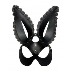 Маска зайки с кружевом на ушках Маска зайки с кружевом на ушках