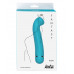 Бирюзовый перезаряжаемый вибратор Raffi - 17,1 см. Бирюзовый перезаряжаемый вибратор Raffi - 17,1 см.