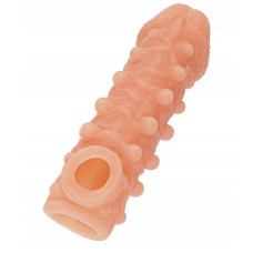 Телесная закрытая насадка с шариками Cock Sleeve 010 Size S - 13,8 см. Телесная закрытая насадка с шариками Cock Sleeve 010 Size S - 13,8 см.