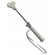 Белый кожаный мини-стек - 36 см. Белый кожаный мини-стек - 36 см.