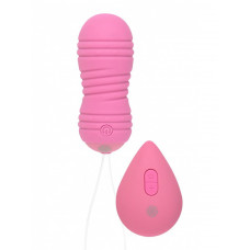 Розовые вагинальные виброшарики с пультом ДУ Ray - 8,3 см. Розовые вагинальные виброшарики с пультом ДУ Ray - 8,3 см.