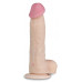 Телесный перезаряжаемый вибратор-реалистик из неоскин - 21,5 см. Телесный перезаряжаемый вибратор-реалистик из неоскин - 21,5 см.