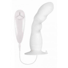 Белый вибратор для G-точки BUNNY ICY - 18 см. Белый вибратор для G-точки BUNNY ICY - 18 см.