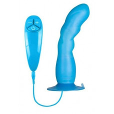 Голубой вибратор для G-точки BUNNY ICY - 18 см. Голубой вибратор для G-точки BUNNY ICY - 18 см.