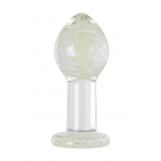 Прозрачная, светящаяся в темноте анальная втулка - 6,5 см. Прозрачная, светящаяся в темноте анальная втулка - 6,5 см.