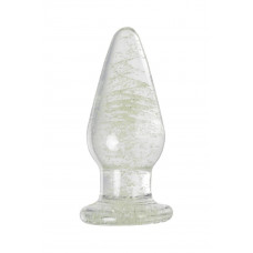 Прозрачная, светящаяся в темноте анальная втулка - 9,8 см. Прозрачная, светящаяся в темноте анальная втулка - 9,8 см.