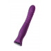 Фиолетовый гибкий вибратор Lupin с ребрышками - 22 см. Фиолетовый гибкий вибратор Lupin с ребрышками - 22 см.
