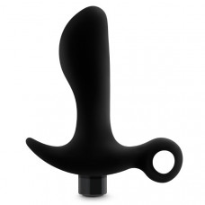 Черный анальный вибратор Silicone Vibrating Prostate Massager 01 - 10,8 см. Черный анальный вибратор Silicone Vibrating Prostate Massager 01 - 10,8 см.