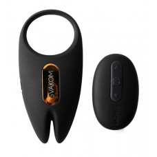 Черное эрекционное кольцо с вибрацией и пультом ДУ Winni 2 Черное эрекционное кольцо с вибрацией и пультом ДУ Winni 2