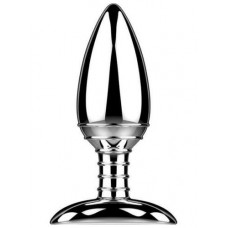 Металлическая анальная вибропробка Cestos - 10,8 см. Металлическая анальная вибропробка Cestos - 10,8 см.