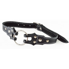 Кляп-рамка на ремешках с контрастной строчкой Кляп-рамка на ремешках с контрастной строчкой