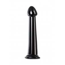 Черный фаллоимитатор Jelly Dildo M - 18 см. Черный фаллоимитатор Jelly Dildo M - 18 см.