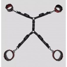 Изысканный набор фиксаций на кровати Reversible Under Mattress Restraint Set Изысканный набор фиксаций на кровати Reversible Under Mattress Restraint Set