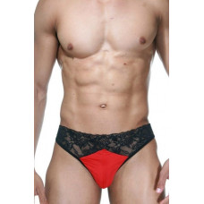 Мужские трусы-танга с кружевом Мужские трусы-танга с кружевом