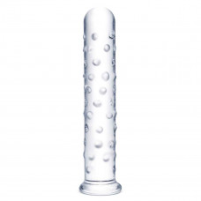 Прозрачный стеклянный фаллос с массажным рельефом 10 Extra Large Glass Dildo - 25,5 см. Прозрачный стеклянный фаллос с массажным рельефом 10 Extra Large Glass Dildo - 25,5 см.