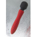 Красно-черный двусторонний вибромассажер Black&Red - 21 см. Красно-черный двусторонний вибромассажер Black&Red - 21 см.