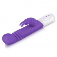 Фиолетовый массажер для G-точки Slim Shaft thrusting G-spot Rabbit - 23 см. Фиолетовый массажер для G-точки Slim Shaft thrusting G-spot Rabbit - 23 см.
