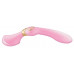 Розовый двусторонний вибростимулятор ZOA - 26,5 см. Розовый двусторонний вибростимулятор ZOA - 26,5 см.