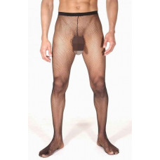 Мужские полупрозрачные колготки в сеточку Мужские полупрозрачные колготки в сеточку