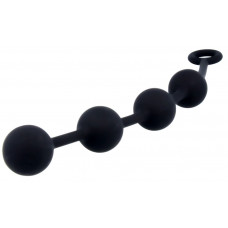 Черная анальная цепочка NEXUS Excite L - 27 см. Черная анальная цепочка NEXUS Excite L - 27 см.