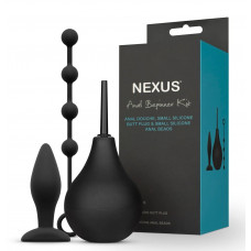 Анальный набор Nexus Anal Beginner Kit: пробка, душ и шарики Анальный набор Nexus Anal Beginner Kit: пробка, душ и шарики
