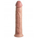 Телесный фаллоимитатор-реалистик King Cock Ellite Dual Density - 28 см.