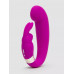 Лиловый вибратор Mini G-Spot Curve Vibe с клиторальным зайчиком Лиловый вибратор Mini G-Spot Curve Vibe с клиторальным зайчиком