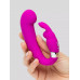 Лиловый вибратор Mini G-Spot Curve Vibe с клиторальным зайчиком Лиловый вибратор Mini G-Spot Curve Vibe с клиторальным зайчиком