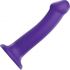 Фиолетовый фаллоимитатор-насадка Strap-On-Me Dildo Dual Density size L - 19 см. Фиолетовый фаллоимитатор-насадка Strap-On-Me Dildo Dual Density size L - 19 см.