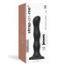 Черная насадка Strap-On-Me Dildo Geisha Balls size M Черная насадка Strap-On-Me Dildo Geisha Balls size M