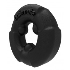 Чёрное эрекционное кольцо Gladiator Чёрное эрекционное кольцо Gladiator