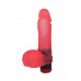 Розовый вибромассажёр в форме фаллоса - 16 см. Розовый вибромассажёр в форме фаллоса - 16 см.