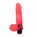 Розовый гелевый вибромассажёр в виде фаллоса - 19 см. Розовый гелевый вибромассажёр в виде фаллоса - 19 см.