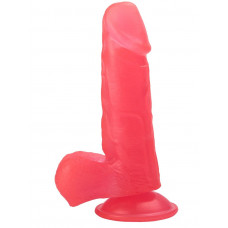 Розовый стимулятор в форме фаллоса на присоске - 15,5 см. Розовый стимулятор в форме фаллоса на присоске - 15,5 см.