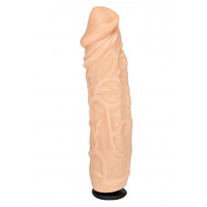 Телесная насадка-фаллос с пышными венами - 19,5 см. Телесная насадка-фаллос с пышными венами - 19,5 см.