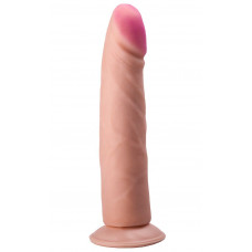 Фаллоимитатор на присоске из бархатистого на ощупь материала - 21 см. Фаллоимитатор на присоске из бархатистого на ощупь материала - 21 см.