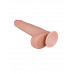 Фаллоимитатор телесного цвета на подошве-присоске - 23,7 см. Фаллоимитатор телесного цвета на подошве-присоске - 23,7 см.