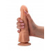 Фаллоимитатор-реалистик на присоске - 22 см. Фаллоимитатор-реалистик на присоске - 22 см.