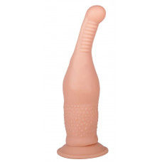 Анальный телесный стимулятор на присоске - 19,5 см. Анальный телесный стимулятор на присоске - 19,5 см.