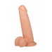 Фаллоимитатор на присоске телесного цвета - 16,5 см. Фаллоимитатор на присоске телесного цвета - 16,5 см.